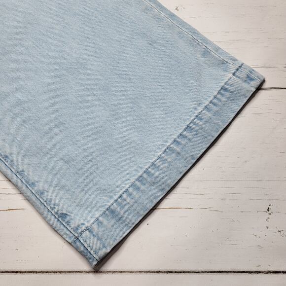 Madewell Curvy Harlow Wide Leg Airy Trouser Jeans Light Noll Wash Baggy 27 - Picture 9 of 12